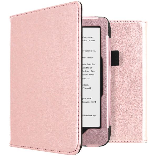 imoshion Vegan Leather Klapphülle Kobo Clara HD - Roségold