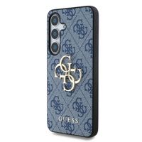 Guess 4G Metal Logo Back Cover Samsung Galaxy S25 - Blau