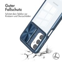 imoshion Back Cover mit Kameraschieber für das Samsung Galaxy A25 (5G) - Dunkelblau