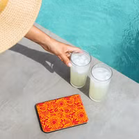 Selencia Vivid Klapphülle Kobo Clara Colour / Clara BW - Tropical Vibes Apricot