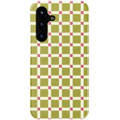 Selencia Vivid Back Cover Samsung Galaxy S25 FE - Check This Olive