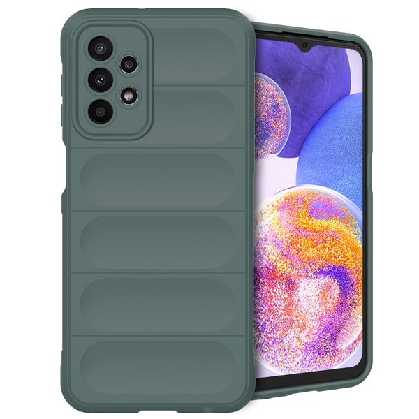 imoshion EasyGrip Backcover Samsung Galaxy A23 (5G) - Dunkelgrün