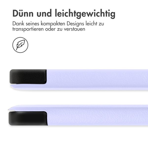 imoshion Trifold Klapphülle für das iPad 6 (2018) 9.7 Zoll / iPad 5 (2017) 9.7 Zoll / Air 2 (2014) / Air 1 (2013) - Lilac