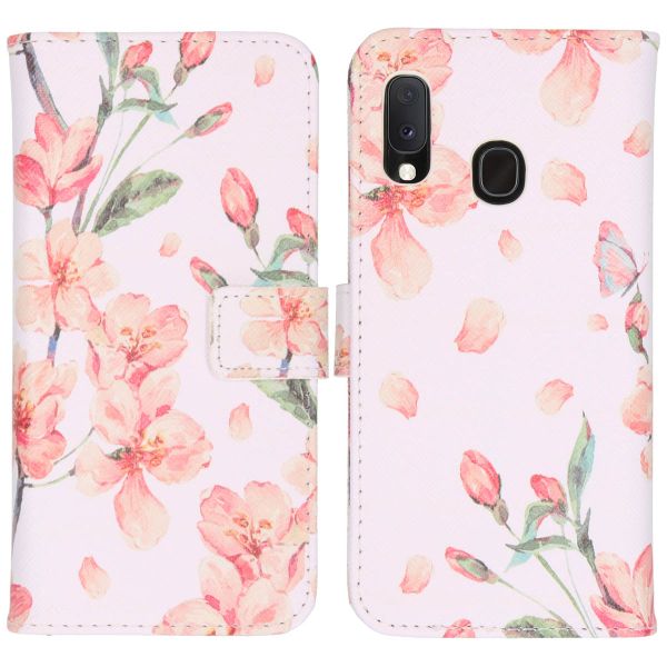 imoshion Design TPU Klapphülle für das Samsung Galaxy A20e - Blossom Watercolor