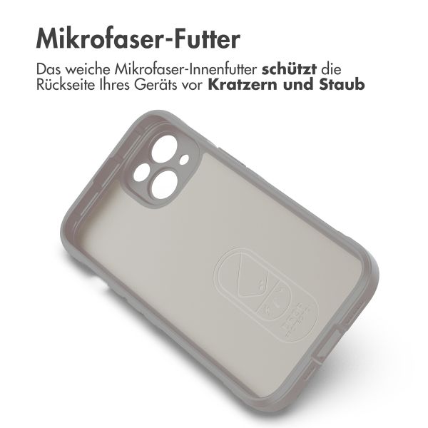 imoshion EasyGrip Back Cover für das iPhone 14 - Grau