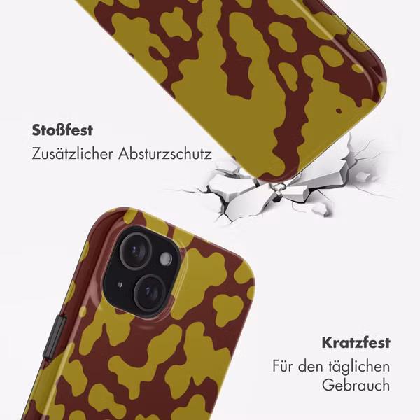 Selencia Vivid Rückabdeckung mit MagSafe Apple iPhone 15 - Moo'd Olive Dust
