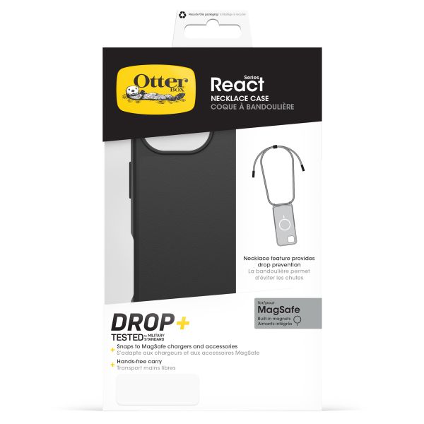 OtterBox React Necklace MagSafe für das iPhone 16 - Black