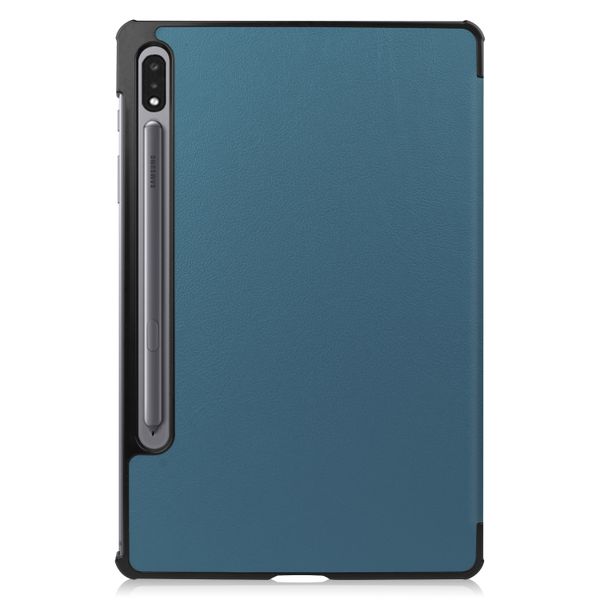 imoshion Trifold Klapphülle Samsung Galaxy Tab S8 / S7 - Dunkelgrün