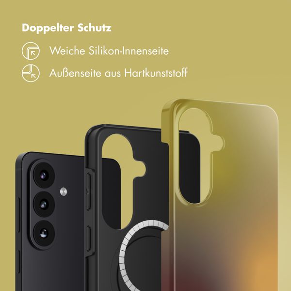 Selencia Vivid Rückabdeckung mit MagSafe Samsung Galaxy S26 - Gradient Olive Dust