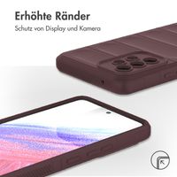 imoshion EasyGrip Back Cover für das Samsung Galaxy A53 - Aubergine