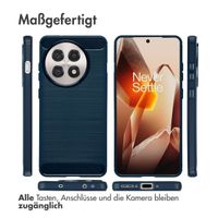 imoshion Brushed Back Cover OnePlus 13R - Dunkelblau