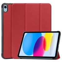 imoshion Trifold Klapphülle für das iPad 10 (2022) 10.9 Zoll - Rot