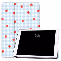 imoshion Design Trifold Klaphülle Apple iPad 9 (2021) 10.2 Zoll / iPad 8 (2020) 10.2 Zoll / iPad 7 (2019) 10.2 Zoll - Cherry Check
