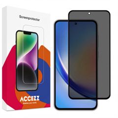 Accezz Privacy Displayschutz aus gehärtetem Glas für das Samsung Galaxy A35 / A55 - Transparent