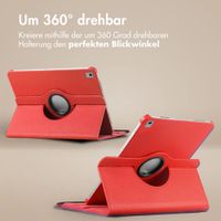 imoshion 360° drehbare Klapphülle Apple iPad 9 (2021) 10.2 Zoll / iPad 8 (2020) 10.2 Zoll / iPad 7 (2019) 10.2 Zoll - Rot