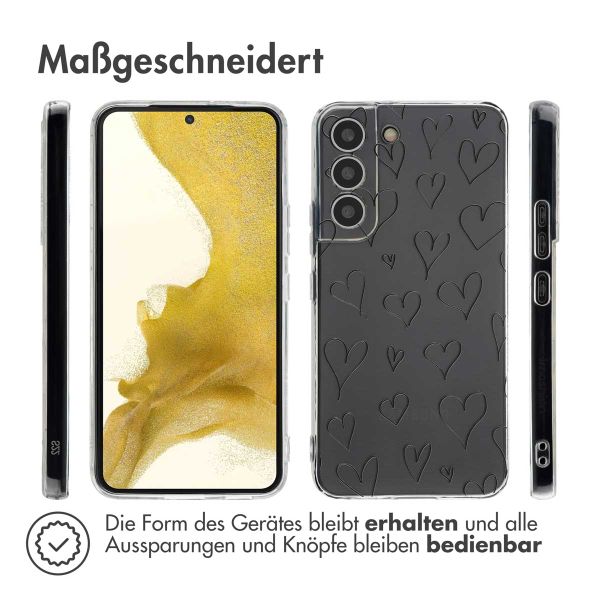 imoshion Design Hülle Samsung Galaxy S22 - Hearts