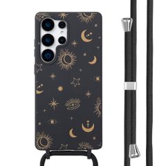 imoshion Silikonhülle design mit Band für das Samsung Galaxy S25 Ultra - Sky black