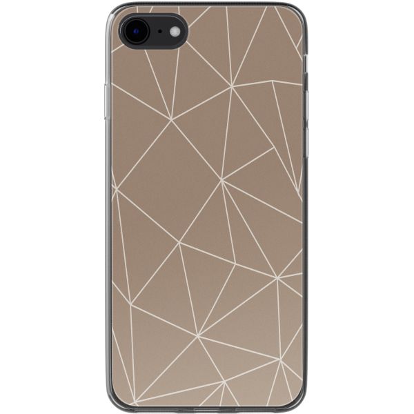 imoshion Design Hülle iPhone SE (2022 / 2020) / 8 / 7 - Graphic Lines Beige