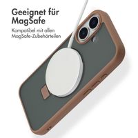 Accezz Ring Stand Backcover mit MagSafe Apple iPhone 17 - Braun