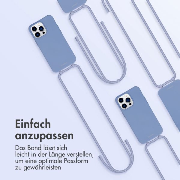 imoshion Color Backcover mit abtrennbarem Band Apple iPhone 14 Pro Max - Ash Blue