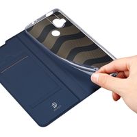 Dux Ducis Slim TPU Klapphülle Blau für das Motorola One Hyper