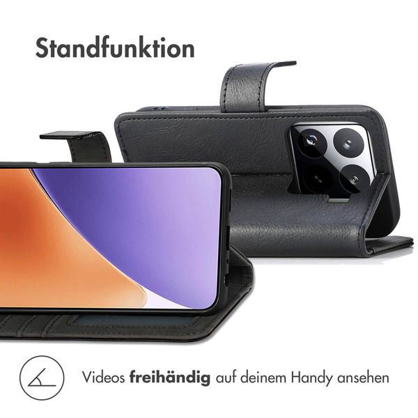 imoshion Luxuriöse Klapphülle Xiaomi 15 - Schwarz