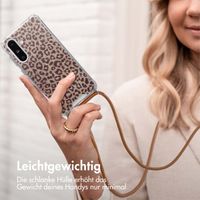 imoshion Design Hülle mit Band Samsung Galaxy A36 - Leopard Mood