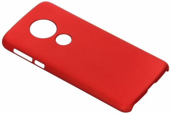 Unifarbene Hardcase-Hülle für das Motorola Moto E5 / G6 Play - Rot