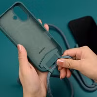 imoshion Color Backcover mit abnehmbarem Handykette und MagSafe Samsung Galaxy S26 Ultra - Dark Green