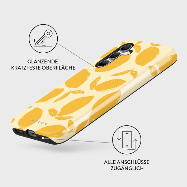 Burga Tough Back Cover für das Samsung Galaxy A54 - Lemon Tart