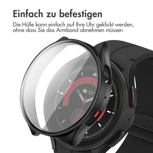 imoshion Full Cover Hard Case für das Samsung Galaxy Watch 5 40 mm - Schwarz