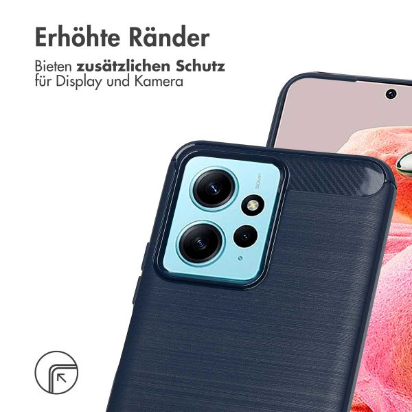 imoshion Brushed Back Cover Xiaomi Redmi Note 12 (4G) - Dunkelblau