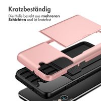 imoshion Backcover mit Kartenfach für das Samsung Galaxy S22 - Rose Gold