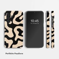 Selencia Vivid Back Cover Samsung Galaxy A36 / A56 - Art Wave Black