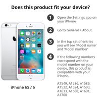 Gestalte deine eigene iPhone 6 / 6s gel Hülle - Transparent