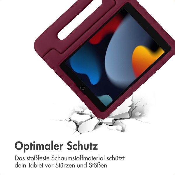 imoshion Schutzhülle mit Handgriff kindersicher Apple iPad 9 (2021) 10.2 Zoll / iPad 8 (2020) 10.2 Zoll / iPad 7 (2019) 10.2 Zoll - Velvet Plum