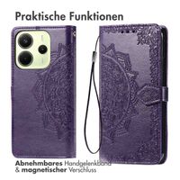 imoshion Mandala Klapphülle Xiaomi Redmi Note 14 (4G) - Violett