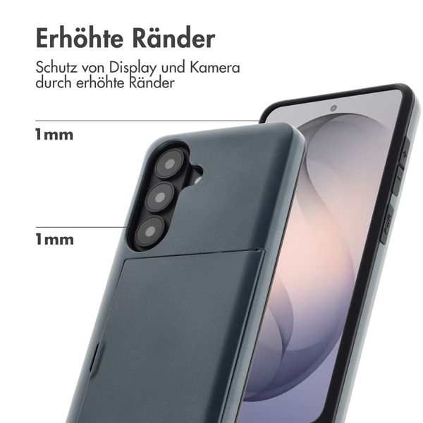 imoshion Backcover mit Kartenfach Samsung Galaxy S26 - Dunkelblau