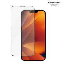 PanzerGlass Ultra-Wide Fit Antibakterieller Displayschutz mit Applikator für das iPhone 14