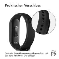 imoshion Silikonarmband für das Xiaomi Mi Band 7 - Schwarz