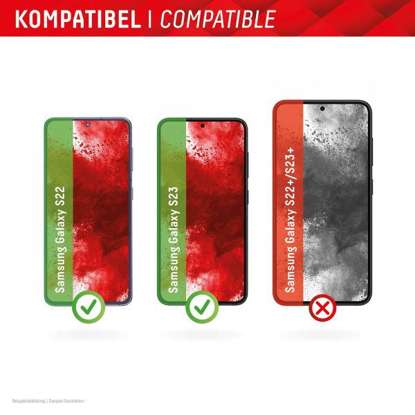 Displex Bildschirmschutzfolie Real Glass Samsung Galaxy S23