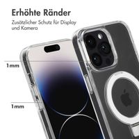 Accezz Ring Stand Backcover mit MagSafe für das iPhone 14 Pro Max - Transparent