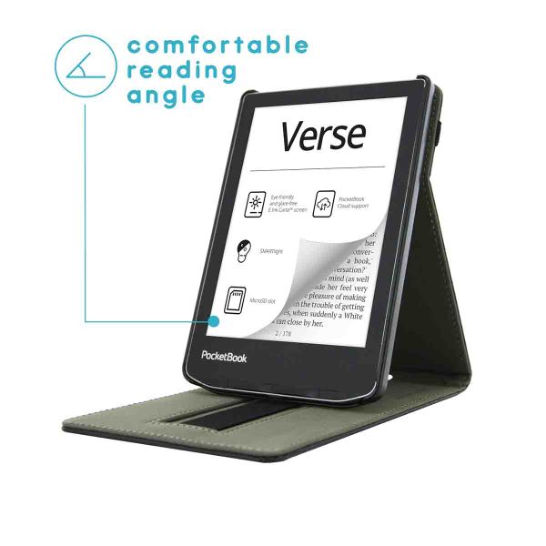 imoshion Stand Flipcase Pocketbook Verse Lite - Schwarz