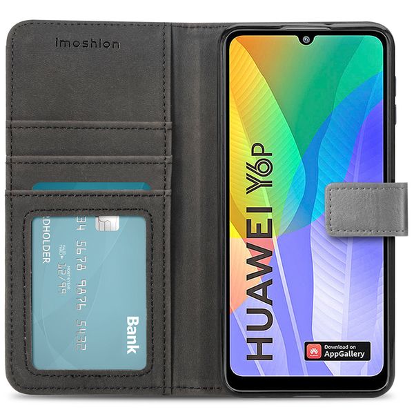 imoshion Luxuriöse Klapphülle Huawei Y6p - Grau