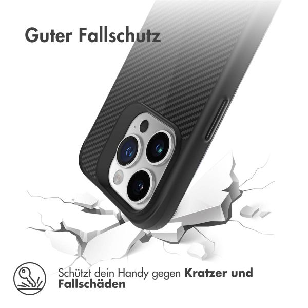 imoshion Rugged Hybrid Carbon Case Apple iPhone 15 Pro - Schwarz