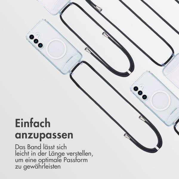 imoshion MagSafe Hülle mit abnehmbarem Band für das Samsung Galaxy S24 / S25 - Transparant