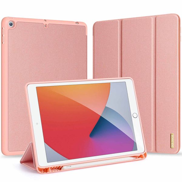 Dux Ducis Domo Klapphülle Apple iPad 9 (2021) 10.2 Zoll / iPad 8 (2020) 10.2 Zoll / iPad 7 (2019) 10.2 Zoll - Rosa