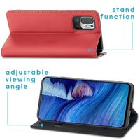 imoshion Slim Folio Klapphülle  Xiaomi Redmi Note 10 (5G) - Rot