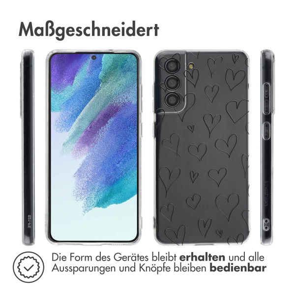 imoshion Design Hülle Samsung Galaxy S21 FE - Hearts