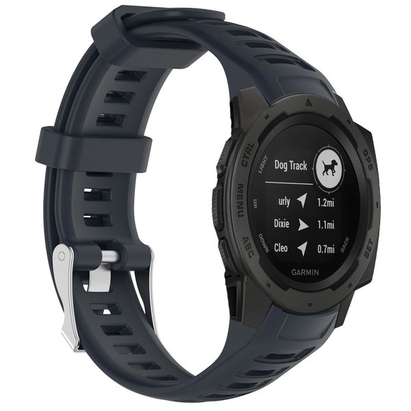 imoshion Silikonband für die Garmin Instinct - Dunkelblau